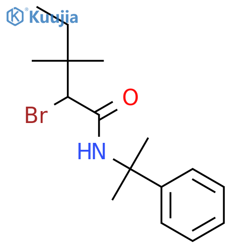 PENTANAMIDE, 2-BROMO-3,3-DIMETHYL-N-(1-METHYL-1-PHENYLETHYL)- structure
