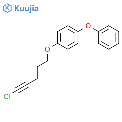 1-[(5-chloropent-4-yn-1-yl)oxy]-4-phenoxybenzene structure