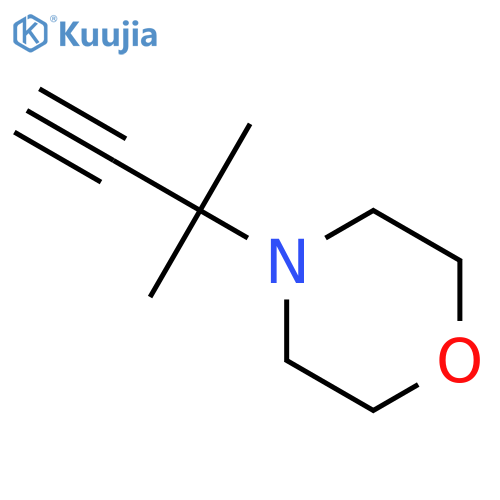 4-(2-methylbut-3-yn-2-yl)morpholine structure