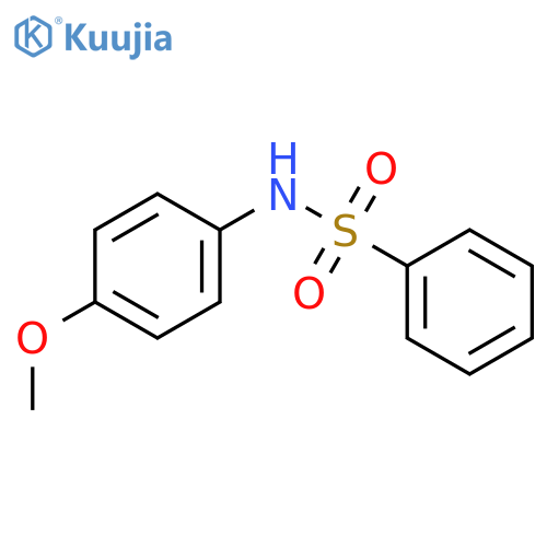 N-(4-Methoxyphenyl)benzenesulfonamide structure