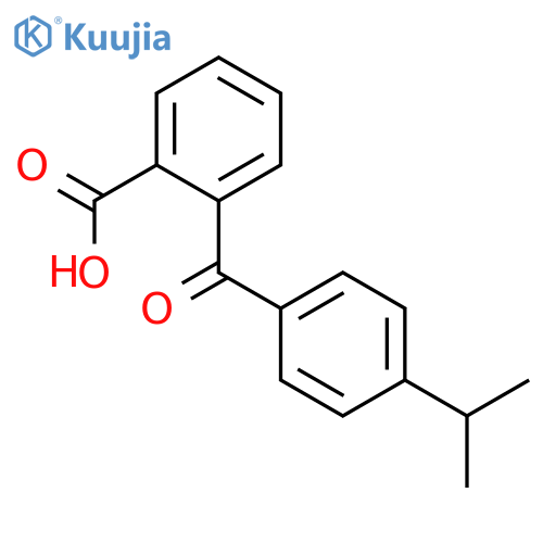 2-(4-isopropylbenzoyl)benzoic acid structure