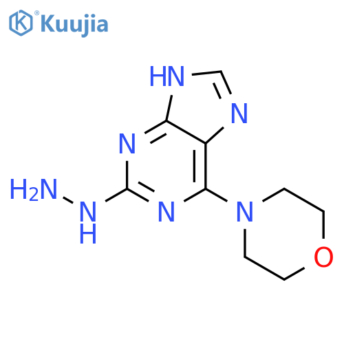 9H-Purine,2-hydrazinyl-6-(4-morpholinyl)- structure