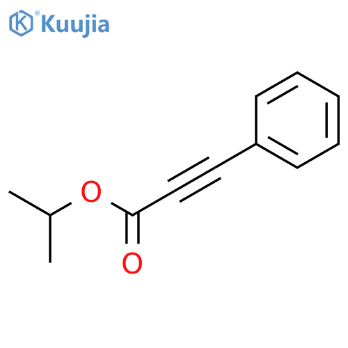 2-PROPYNOIC ACID, 3-PHENYL-, 1-METHYLETHYL ESTER structure