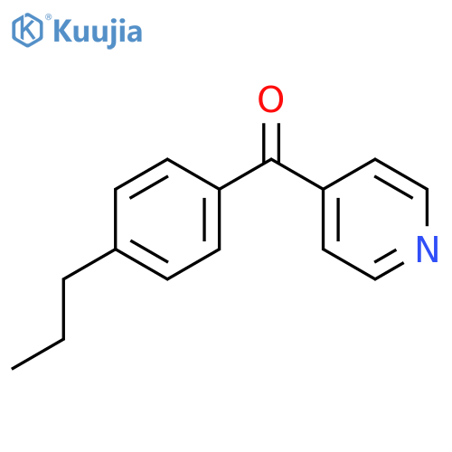 Methanone, (4-propylphenyl)-4-pyridinyl- structure