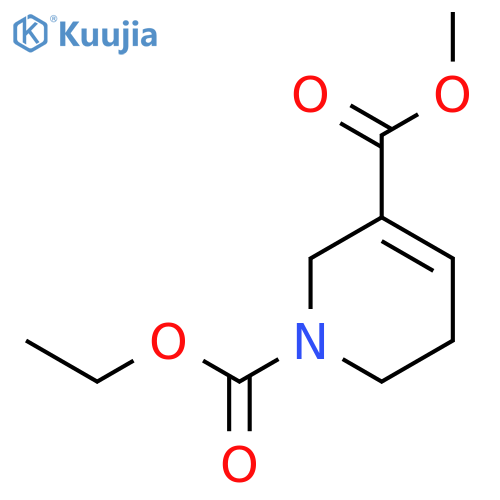 1,3(2H)-Pyridinedicarboxylic acid, 5,6-dihydro-, 1-ethyl 3-methyl ester structure