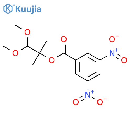 (1,1-dimethoxy-2-methylpropan-2-yl) 3,5-dinitrobenzoate structure