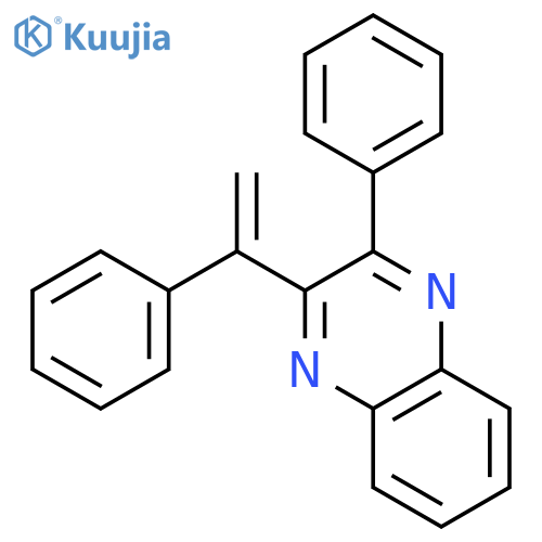 Quinoxaline,2-phenyl-3-(1-phenylethenyl)- structure