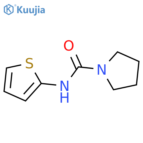N-(thiophen-2-yl)pyrrolidine-1-carboxamide structure