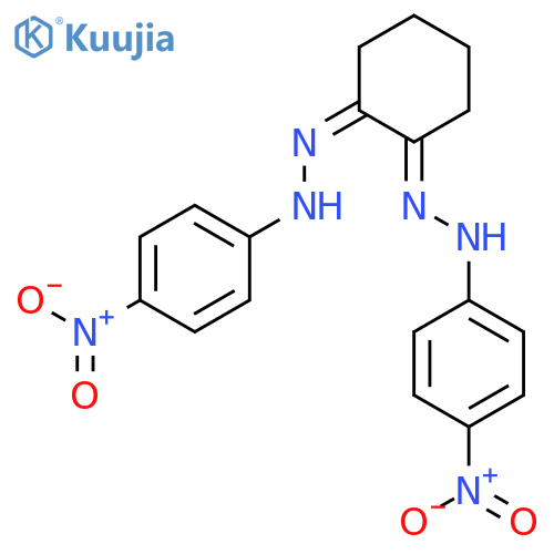 1,2-CYCLOHEXANEDIONE, BIS[(4-NITROPHENYL)HYDRAZONE] structure