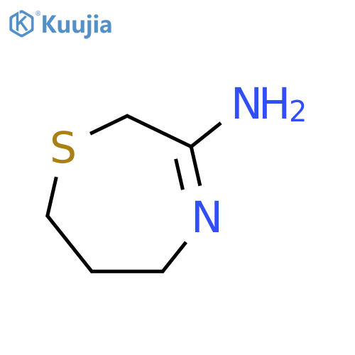 1,4-Thiazepin-3-amine,2,5,6,7-tetrahydro- structure