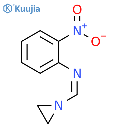 Aziridine, 1-[(Z)-[(2-nitrophenyl)imino]methyl]- structure