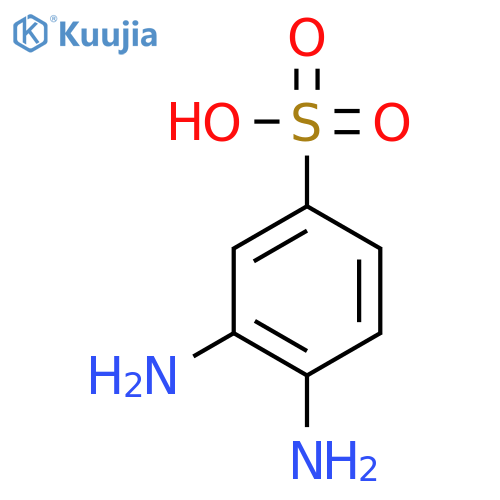 3,4-Diaminobenzenesulfonic acid structure