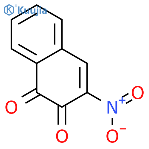 1,2-Naphthalenedione,3-nitro- structure