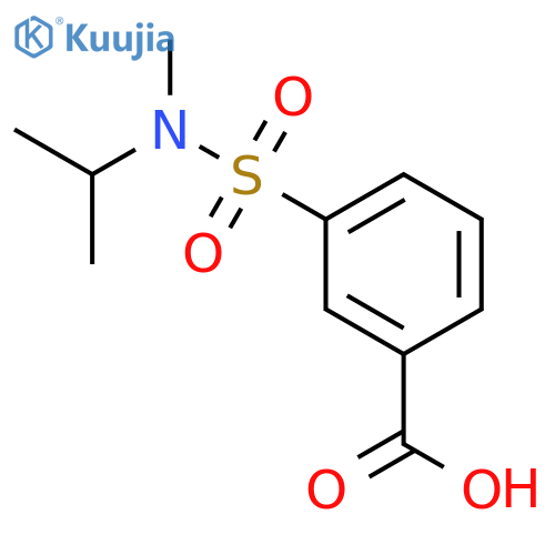 3-Methyl(propan-2-yl)sulfamoylbenzoic Acid structure