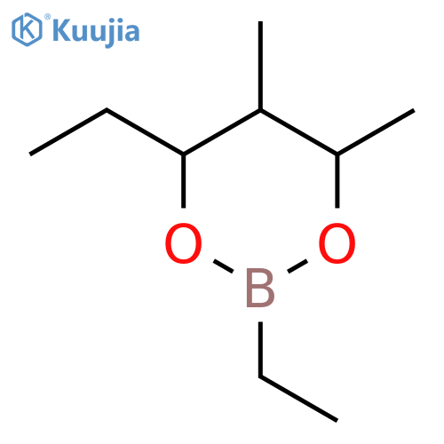 2,4-Diethyl-5,6-dimethyl-1,3,2-dioxaborinane structure