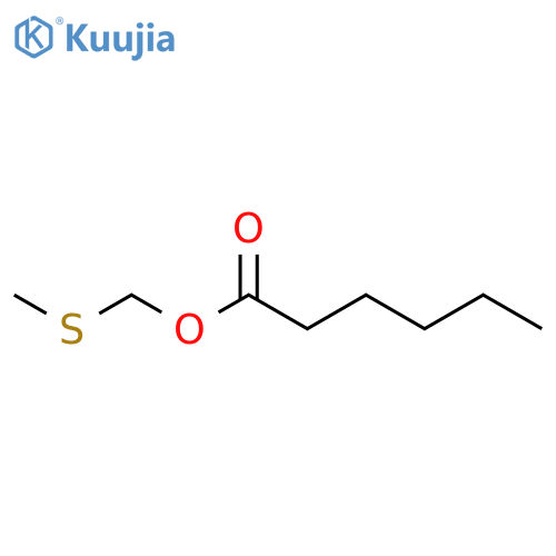 Methylthiomethyl hexanoate structure