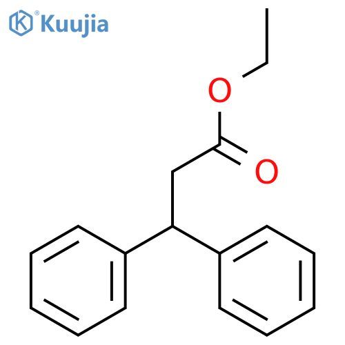 ethyl 3,3-diphenylpropionate structure