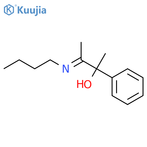 3-butylimino-2-phenylbutan-2-ol structure