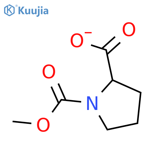 1-(Methoxycarbonyl)-L-proline structure