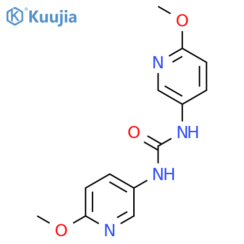 1,3-Bis(6-methoxypyridin-3-yl)urea structure