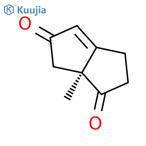 1,5-Pentalenedione, 2,3,6,6a-tetrahydro-6a-methyl-, (S)- structure