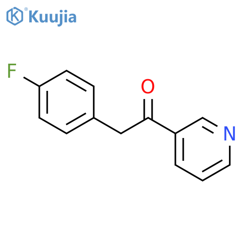 ETHANONE, 2-(4-FLUOROPHENYL)-1-(3-PYRIDINYL)- structure