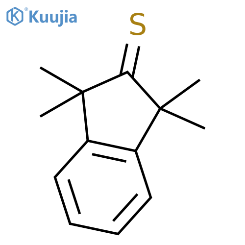 2H-Indene-2-thione, 1,3-dihydro-1,1,3,3-tetramethyl- structure