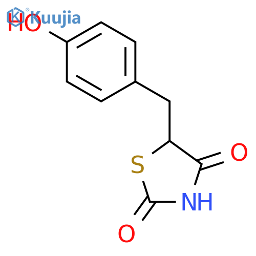 5-(4-Hydroxybenzyl)thiazolidine-2,4-dione structure