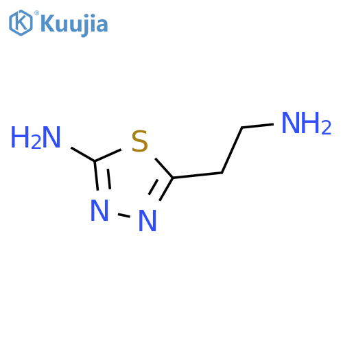 5-(2-Aminoethyl)-1,3,4-thiadiazol-2-amine structure