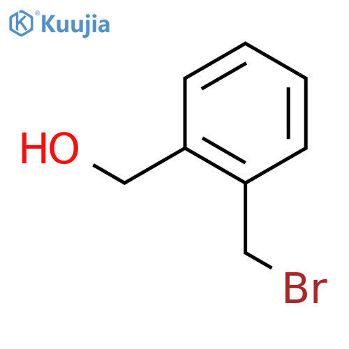 (2-(bromomethyl)phenyl)methanol structure