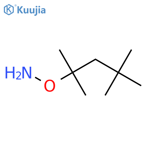 O-(2,4,4-trimethylpentan-2-yl)hydroxylamine structure