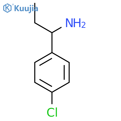 1-(4-Chlorophenyl)propan-1-amine structure