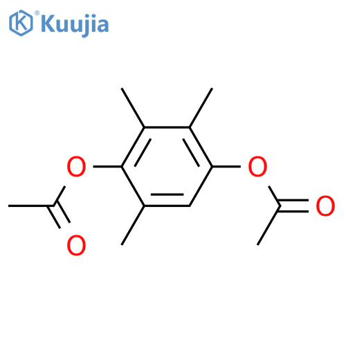 1,4-Benzenediol,2,3,5-trimethyl-, 1,4-diacetate structure