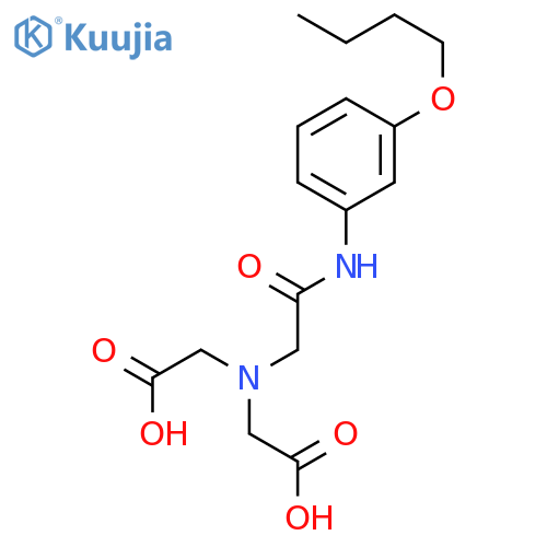 Glycine, N-[2-[(3-butoxyphenyl)amino]-2-oxoethyl]-N-(carboxymethyl)- structure