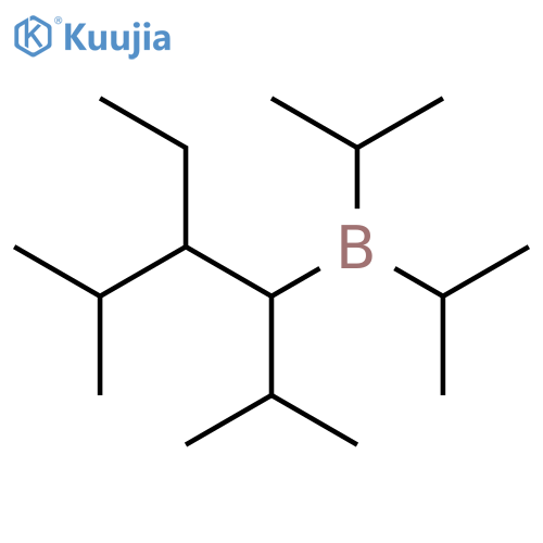 Borane, [1,2-bis(1-methylethyl)butyl]bis(1-methylethyl)- structure