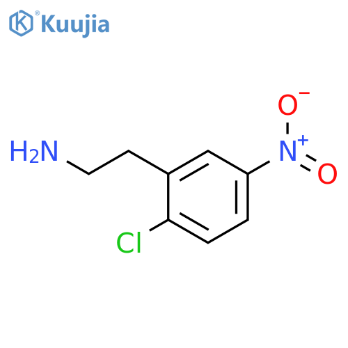 2-(2-chloro-5-nitrophenyl)ethan-1-amine structure