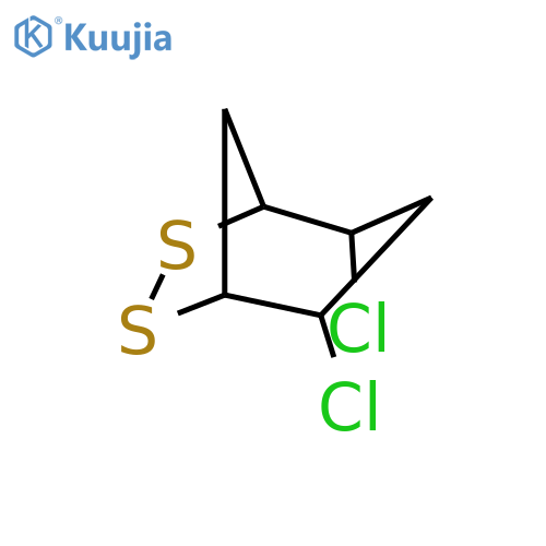 6,7-Dithiabicyclo[3.2.1]octane,2,4-dichloro-, (exo,exo)- (9CI) structure