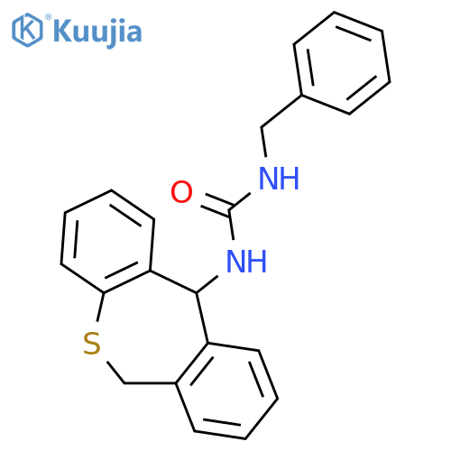 Urea,N-(6,11-dihydrodibenzo[b,e]thiepin-11-yl)-N'-(phenylmethyl)- structure