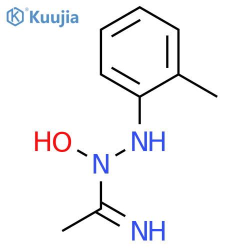 ETHANIMIDIC ACID, N-HYDROXY-, 2-(2-METHYLPHENYL)HYDRAZIDE structure