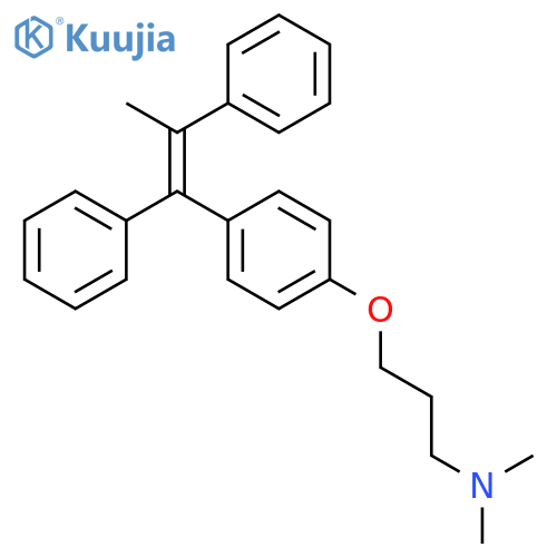 1-Propanamine, 3-[4-(1,2-diphenyl-1-propenyl)phenoxy]-N,N-dimethyl- structure