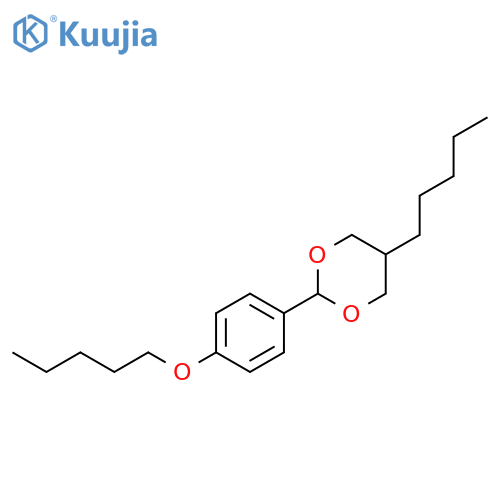 1,3-DIOXANE, 5-PENTYL-2-[4-(PENTYLOXY)PHENYL]- structure