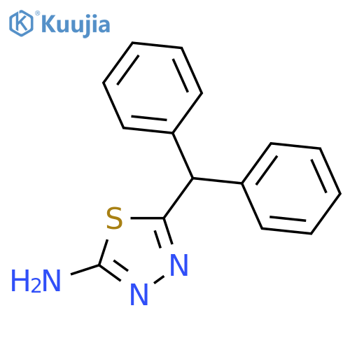 5-Benzhydryl-1,3,4thiadiazol-2-ylamine structure