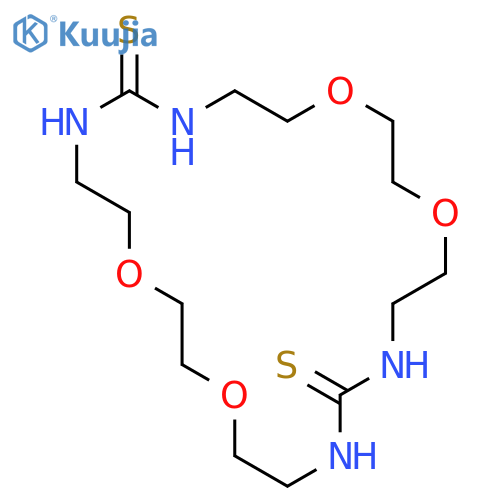 1,9,12,20-Tetraoxa-4,6,15,17-tetraazacyclodocosane-5,16-dithione structure