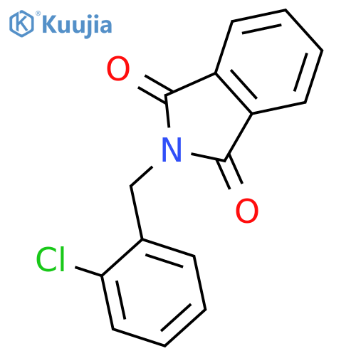 2-(2-chlorophenyl)methyl-2,3-dihydro-1H-isoindole-1,3-dione structure