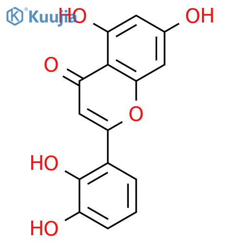 4H-1-Benzopyran-4-one,2-(2,3-dihydroxyphenyl)-5,7-dihydroxy- structure