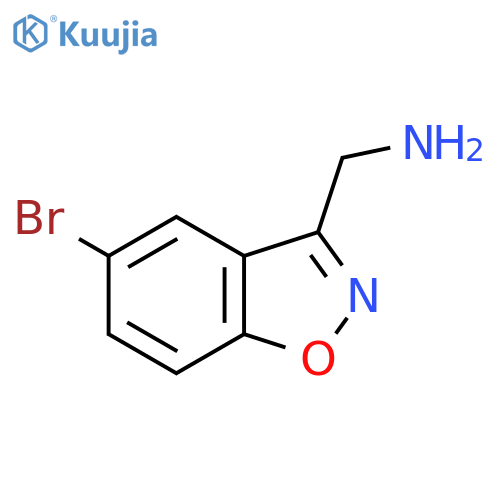 (5-Bromobenzo[d]isoxazol-3-yl)methanamine structure