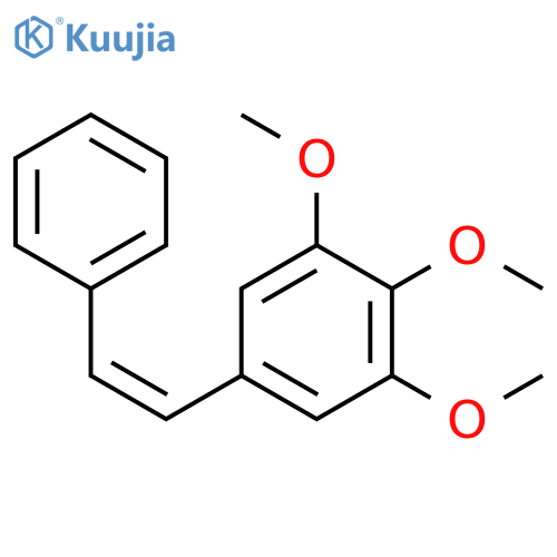 Benzene, 1,2,3-trimethoxy-5-(2-phenylethenyl)-, (Z)- structure