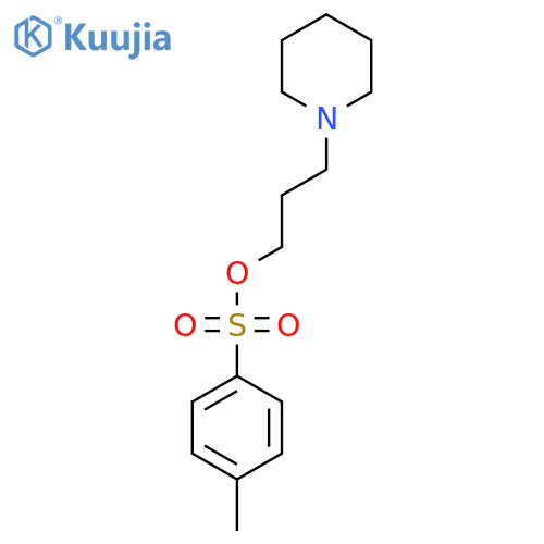 3-(piperidin-1-yl)propyl 4-methylbenzene-1-sulfonate structure