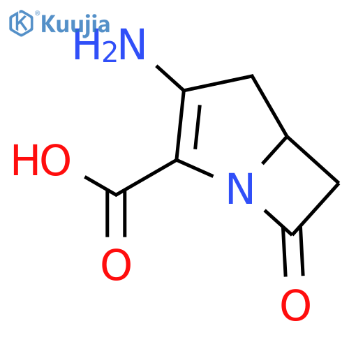 1-Azabicyclo[3.2.0]hept-2-ene-2-carboxylicacid, 3-amino-7-oxo- structure