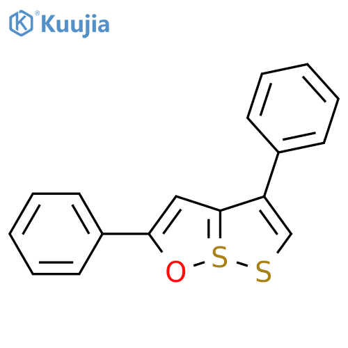 [1,2]Dithiolo[1,5-b][1,2]oxathiole-7-Siv, 2,4-diphenyl- structure